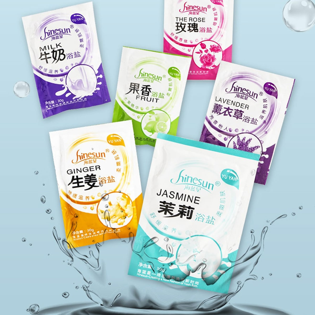 Bath Salts - เกลือแช่เท้าโคลนคริสตัลกลิ่นกุหลาบลาเวนเดอร์ สำหรับแช่เท้า บำบัดเท้า ดูแลเท้า สปาเจลลี่ที่บ้าน ขัดผิว