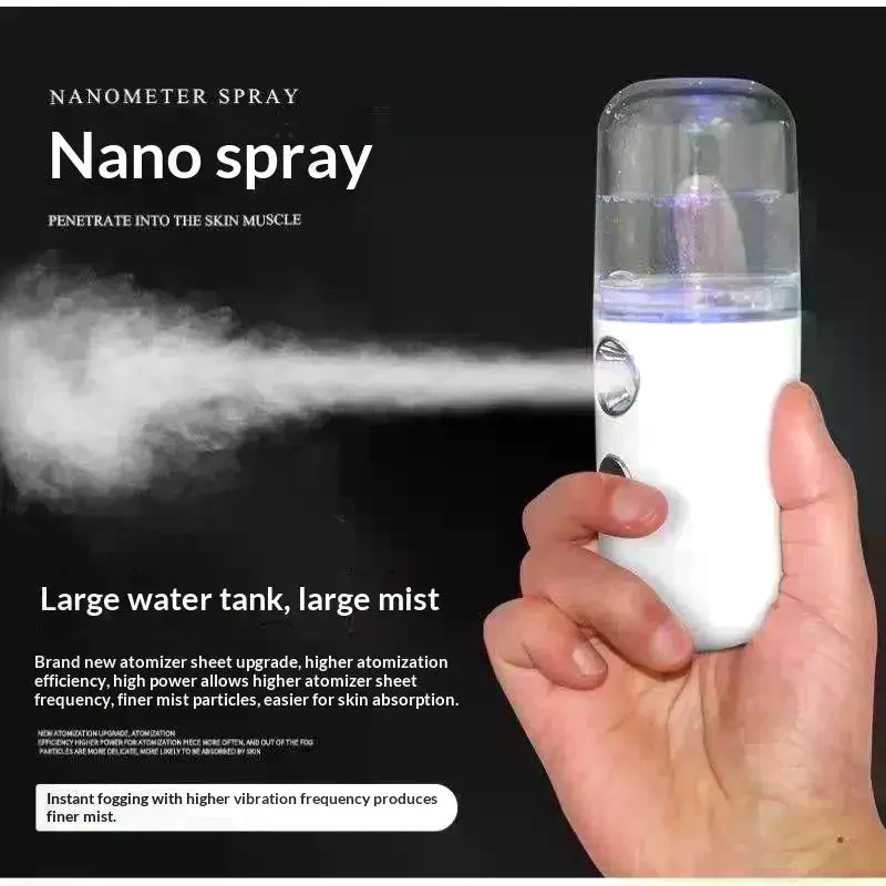 Face Steamer - นาโน มิสเตอร์ 30 มล. เครื่องเพิ่มความชื้นบนใบหน้าแบบพกพาเครื่องพ่นสเปรย์ USB