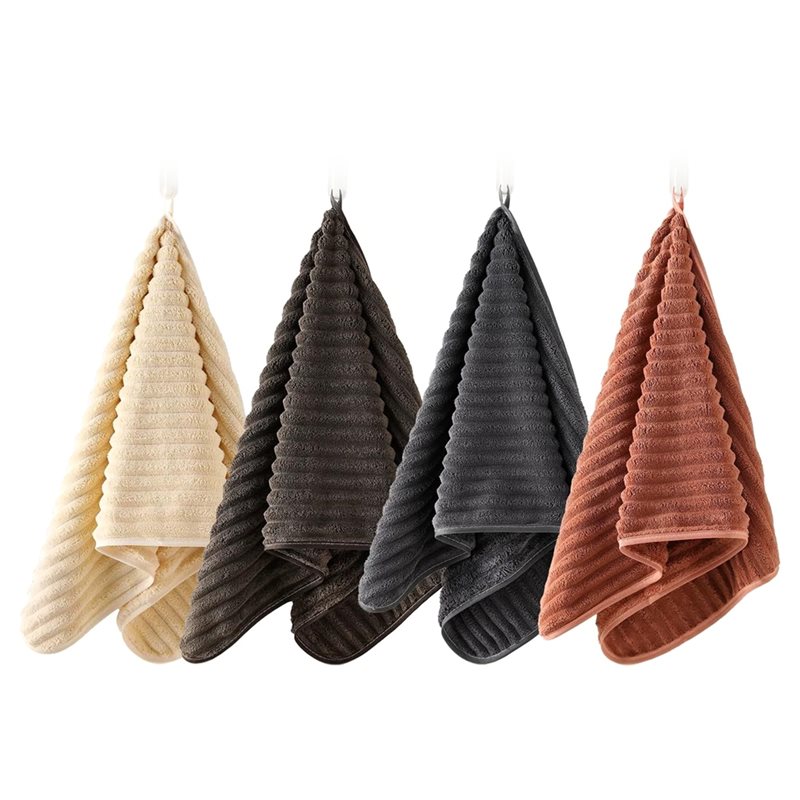 Spa Towel - ผ้าเช็ดมือไมโครไฟเบอร์ ABZV ชุด 4 ผืน ซึมซับน้ำได้ดี