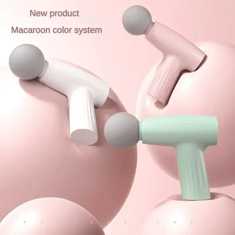 กล้ามเนื้อมินินวดสีชมพูปืนเนื้ - Massage Gun บทวิจารณ์และราคา