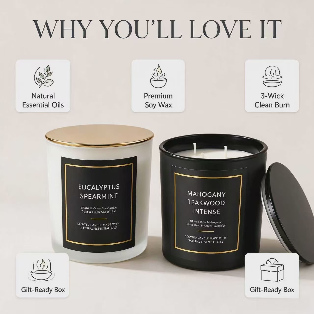 เทียนหอม กลิ่นหอมโรแมนติก เครื - Aromatherapy Diffuser บทวิจารณ์และราคา