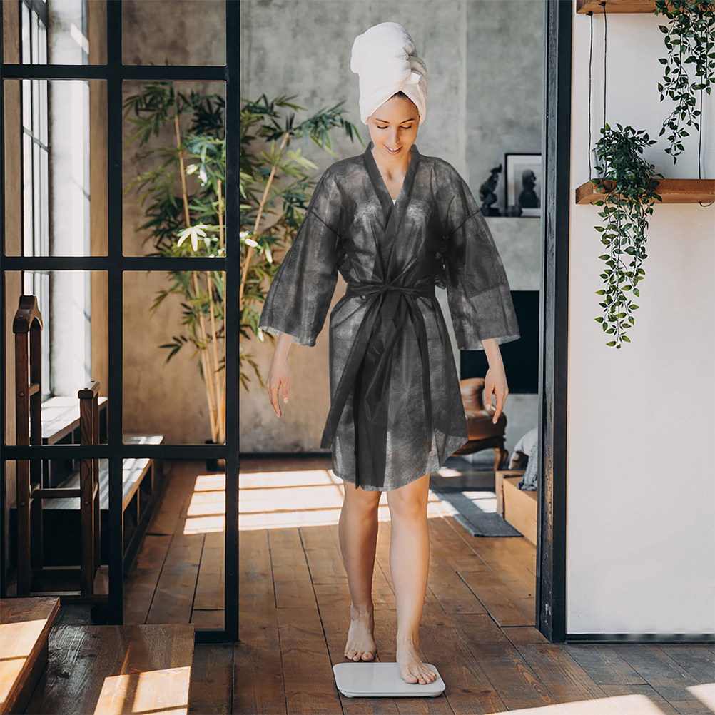 ชุดเสื้อคลุมอาบน้ำแบบใช้แล้วทิ - Spa Towel บทวิจารณ์และราคา