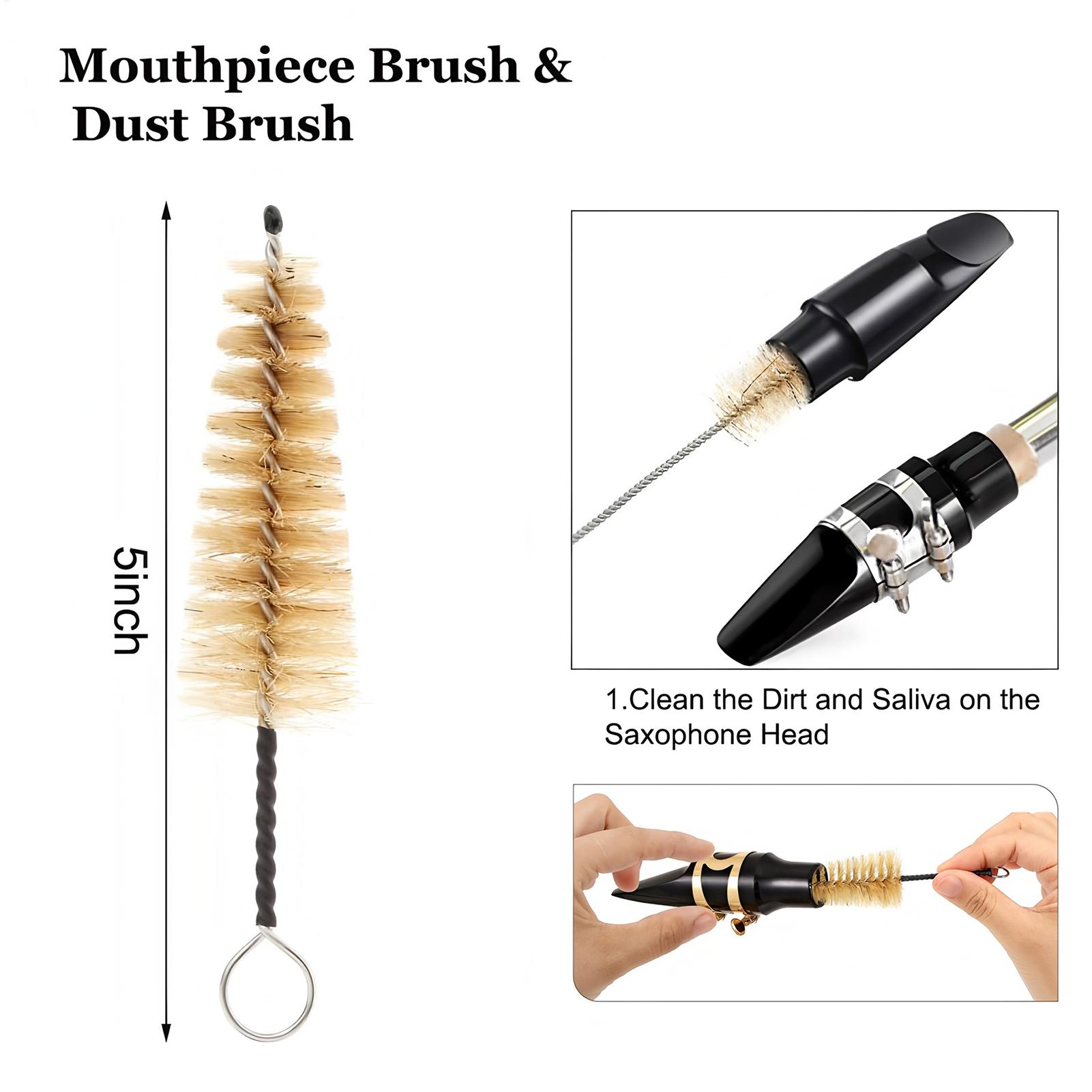 ชุดทำความสะอาดแซกโซโฟน ผ้าทำคว - Body Brush บทวิจารณ์และราคา