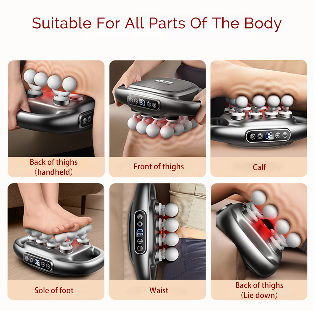 16 หัว Fascia ปืนการสั่นสะเทือ - Massage Gun บทวิจารณ์และราคา