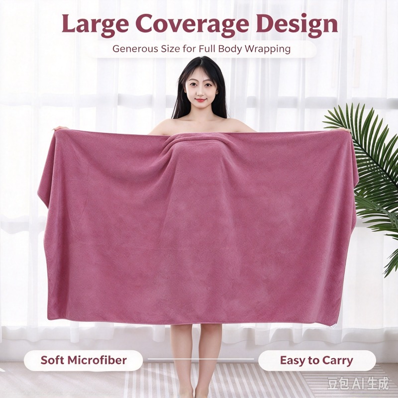 ผ้าเช็ดตัวไมโครไฟเบอร์ขนาดใหญ่ - Spa Towel บทวิจารณ์และราคา