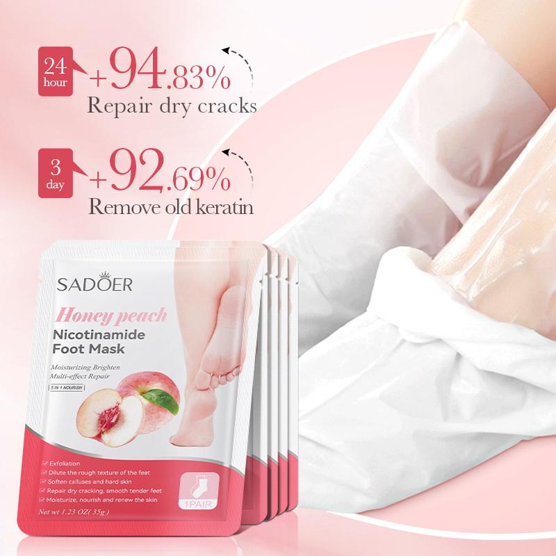 มาส์กเท้าผลไม้ SADOER 1 คู่ มา - Foot Spa บทวิจารณ์และราคา